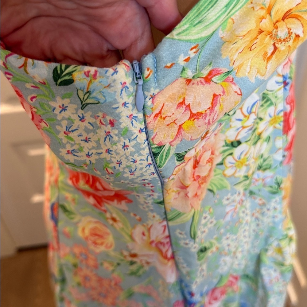 FARM Rio One-Shoulder Long Floral Dress Size M - Picture 8 of 10